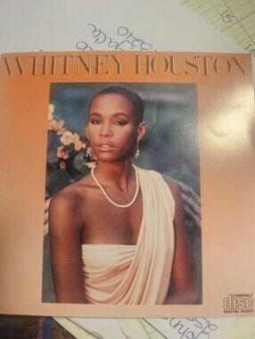 Whitney Houston Album Cover - Peach & Cream